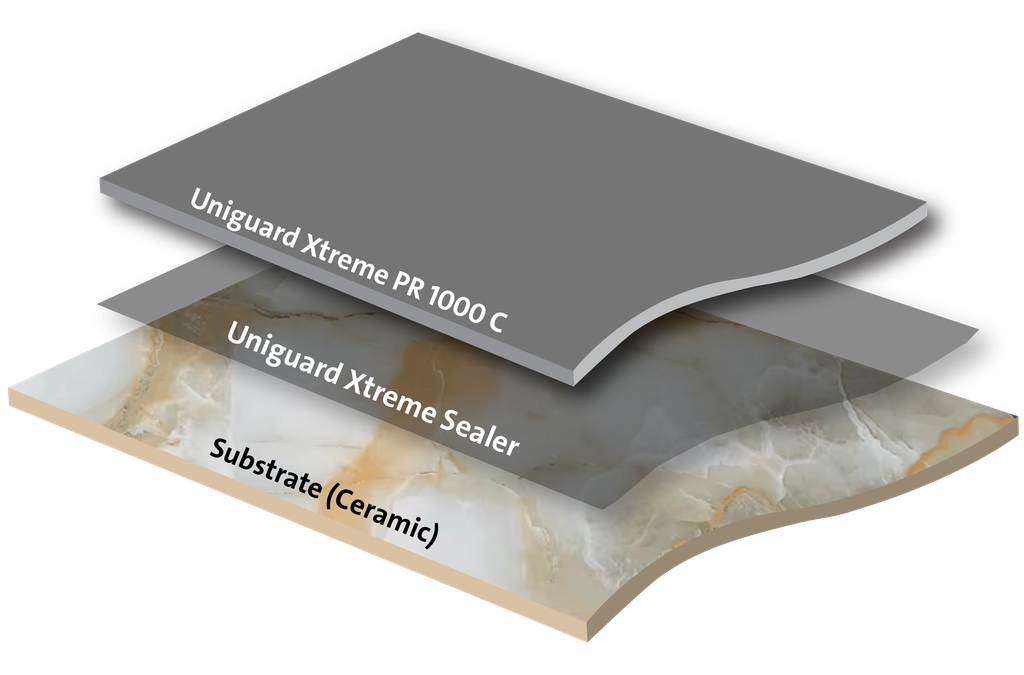 Cold Applied Polyurea Over Ceramic
