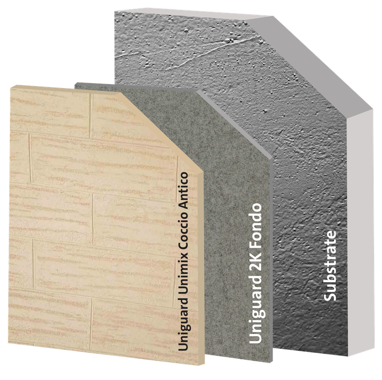 Plâtre poli à la chaux