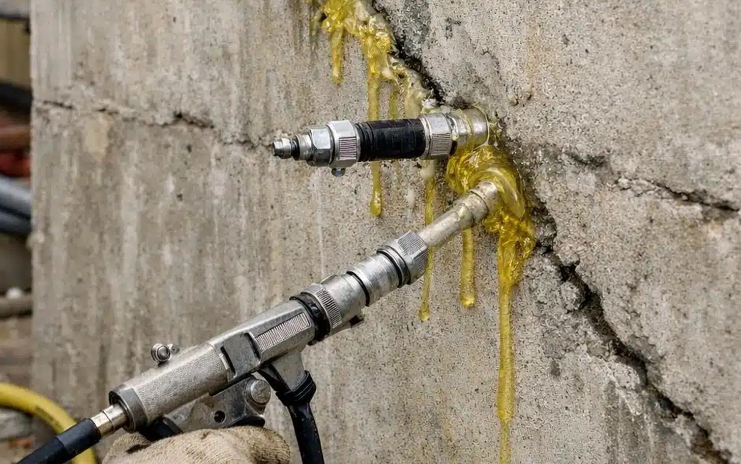 Injection de fissures PU