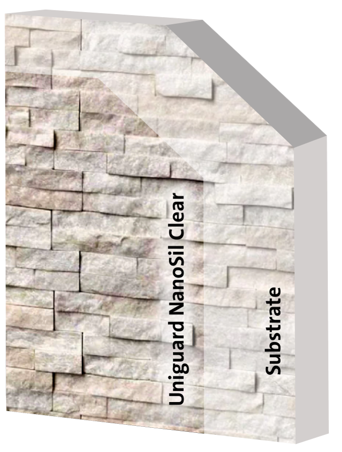 Agent anti-taches rehausseur de couleur pour surfaces poreuses